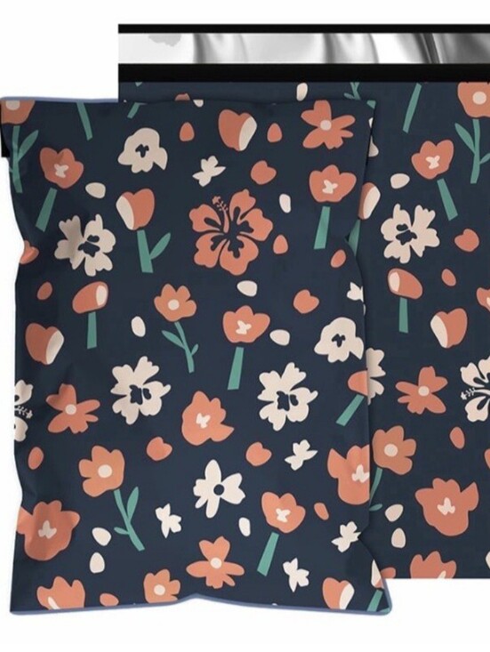 Other - (10) Tulip Print Polymailers 10x13 Bags New